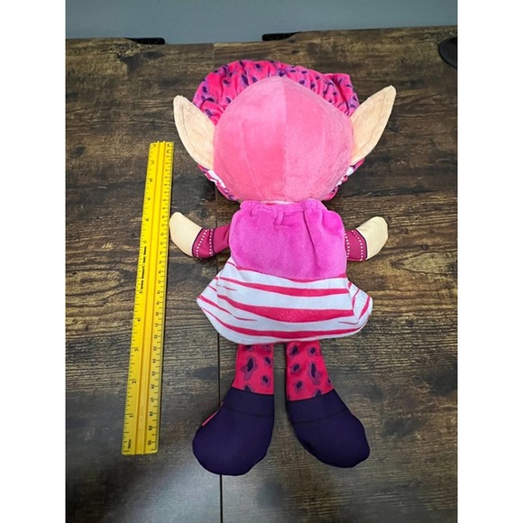 FlipZee Troll Pretty Pink 2 In 1 Plush - Picture 6 of 6